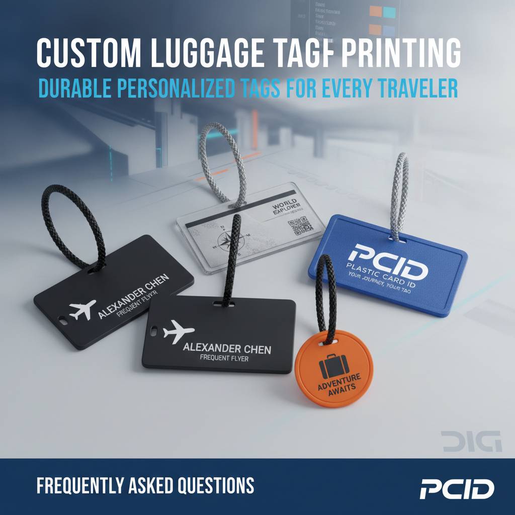 Frequently Asked Questions About Custom Luggage Tag Printing