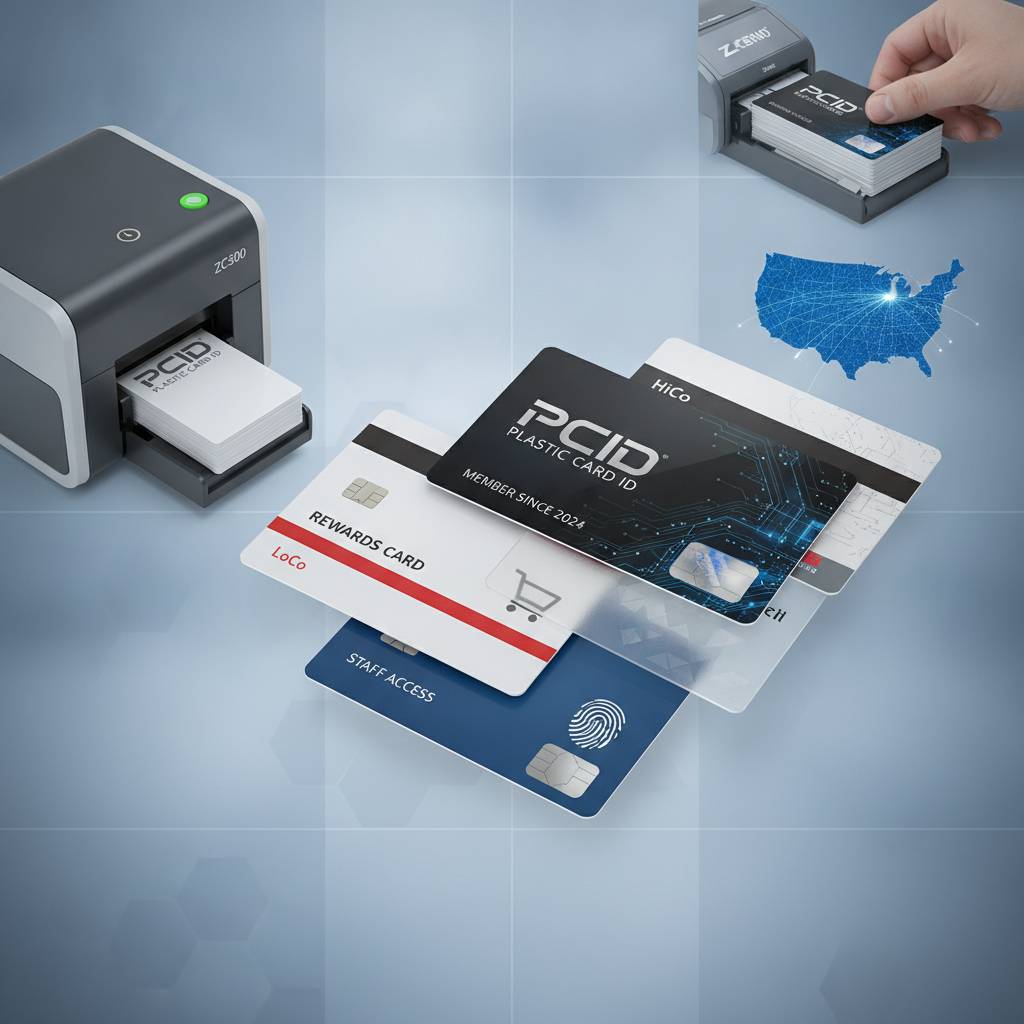 Nationwide Shipping and Easy Ordering With Plastic Card ID
