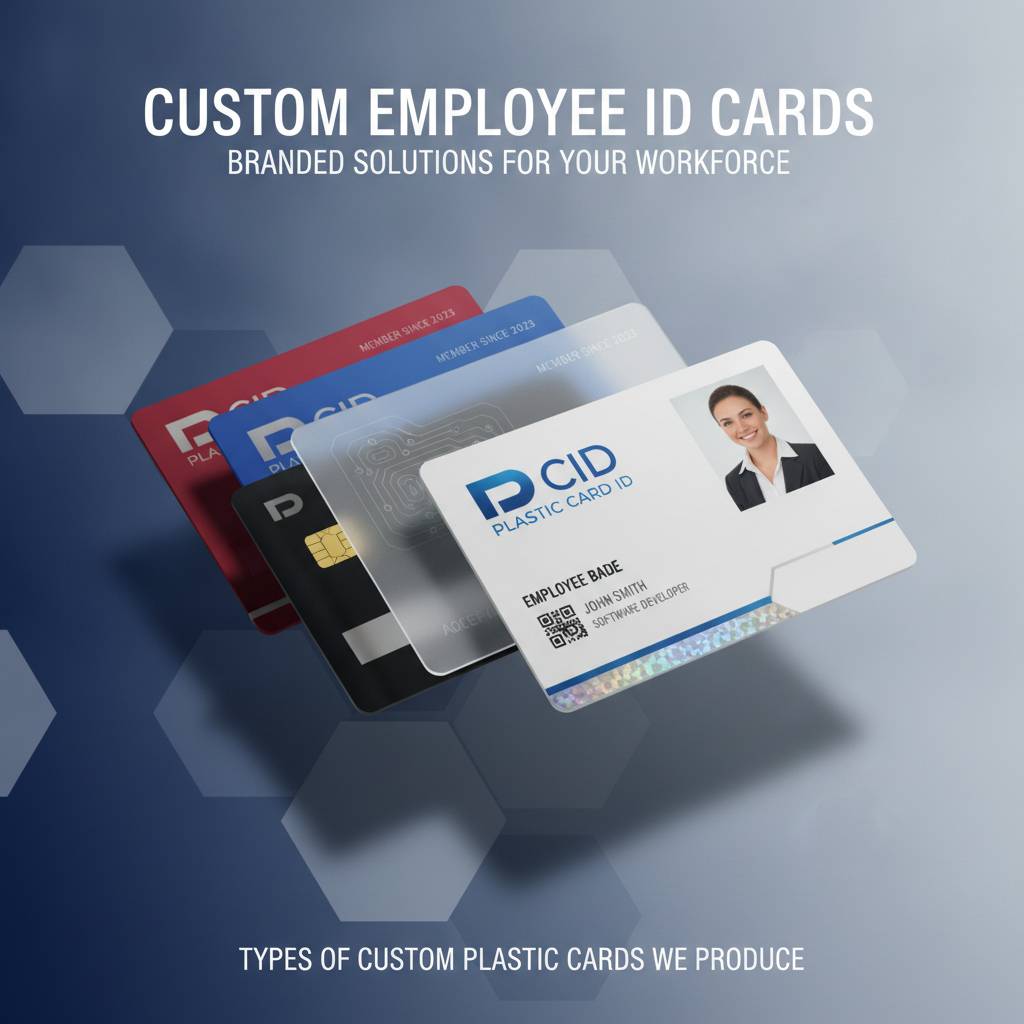 Types of Custom Plastic Cards We Produce
